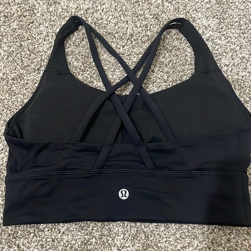 Lululemon black sports bra